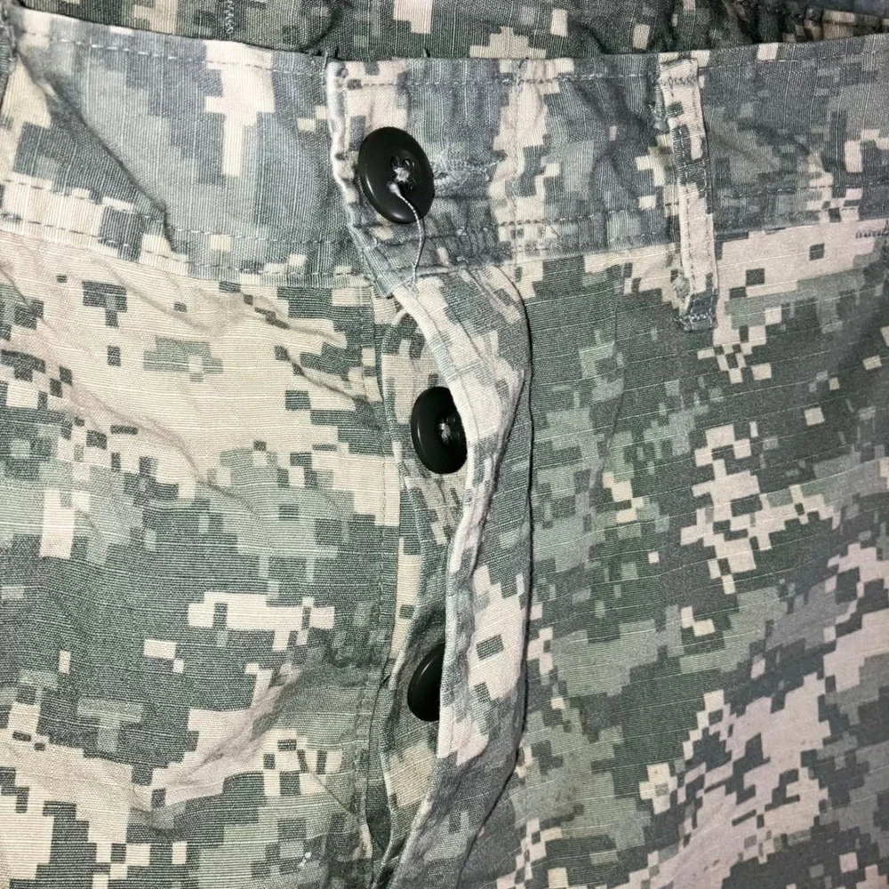 Military Cargo Pants‎ Men 30x31 Digital ACU Camo Ripstop Utility Trousers Grunge